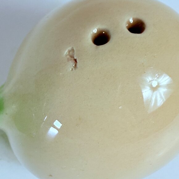 Frog Salt Pepper Shakers Stoneware Kitschy Retro Novelty Kitchen Decor Green - Picture 8 of 13